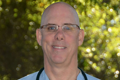 Dr. Michaels at work